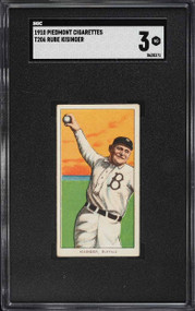 1909-11 T206 Piedmont Rube Kisinger SGC 3 VG