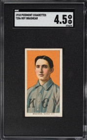 1909-11 T206 Piedmont Roy Brashear SGC 4.5 VGEX+