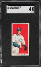 1909-11 T206 Piedmont Pryor McElveen SGC 4 VGEX