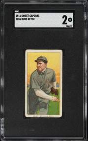 1909-11 T206 Sweet Caporal Rube Geyer SGC 2 GD