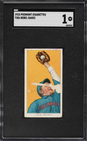 1909-11 T206 Piedmont Rebel Oakes SGC 1 PR