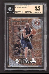 2002-03 Topps Pristine #4 Michael Jordan BULLS BGS 9.5 GEM MINT
