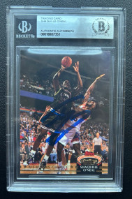 1992 Stadium Club Shaquille O’Neal #201 Rookie Auto BGS Auth