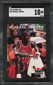 1992 SkyBox USA Basketball Michael Jordan #41 SGC 10 GEM MINT