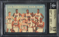 1992 Skybox USA Plastic Card w/ Michael Jordan Larry Bird BGS 9.5 GEM MINT