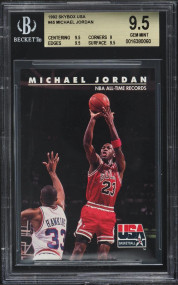 1992 Skybox USA Michael Jordan #45 BGS 9.5 GEM MINT