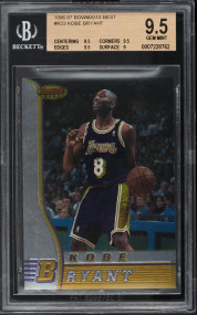 1996 Bowman's Best Kobe Bryant ROOKIE #R23 BGS 9.5 GEM MINT