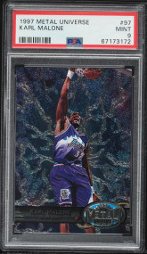 1997 Metal Universe Karl Malone #97 PSA 9 MINT