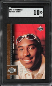1996 Upper Deck Basketball Kobe Bryant ROOKIE #58 SGC 10 GEM MINT