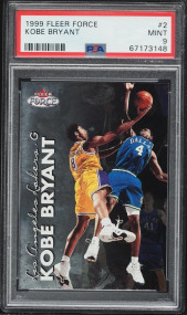 1999 Fleer Force Kobe Bryant #2 PSA 9 MINT