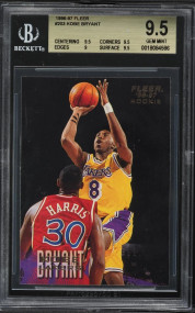 1996 Fleer Basketball Kobe Bryant ROOKIE #203 BGS 9.5 GEM MINT