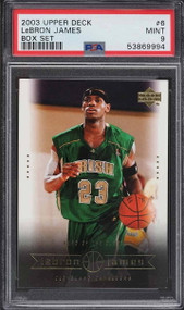 2003 Upper Deck Box Set LeBron James ROOKIE #6 PSA 9 MINT