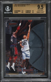 1997 Bowman's Best Tim Duncan RC ROOKIE #106 BGS 9.5 TRUE GEM MINT