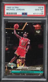 1992 Ultra Basketball Michael Jordan #216 PSA 10 GEM MINT