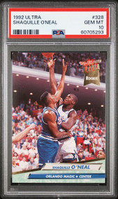1992 ULTRA SHAQUILLE O'NEAL ROOKIE RC #328 PSA 10 GEM MINT HOF