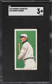 1909-11 T206 Piedmont George McBride SGC 3 VG