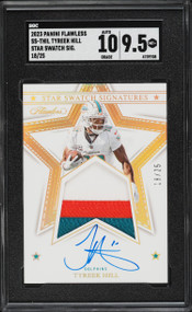 2023 Panini Flawless Star Swatch Tyreek Hill PATCH AUTO /25 #SS-THIL SGC 9.5 MINT+