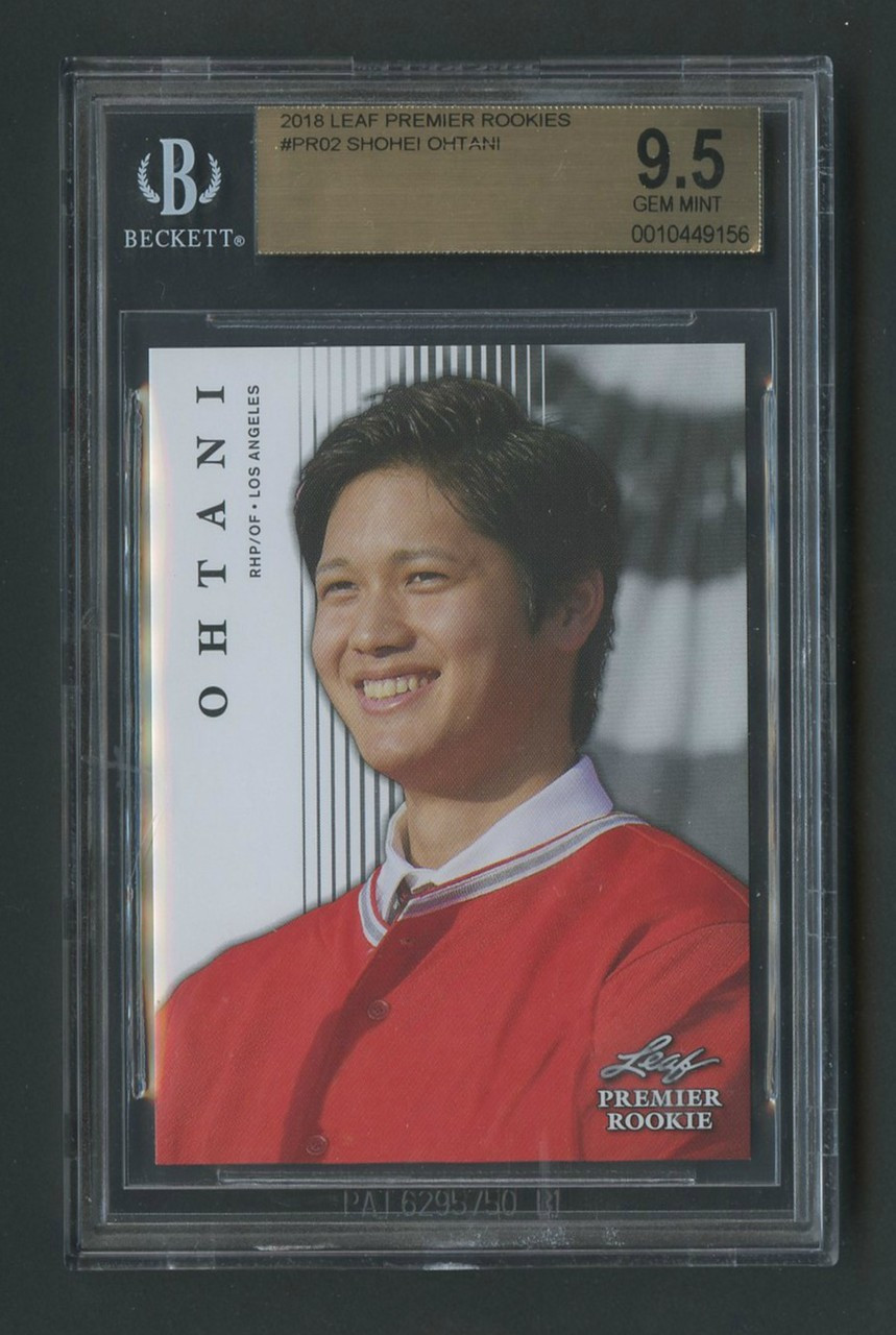 大谷翔平 2018 LEAF Premier Rookies 200シリ