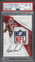 2017 Immaculate NFL Logo Shield Patrick Mahomes RC AUTO PATCH 1/1 PSA 8 