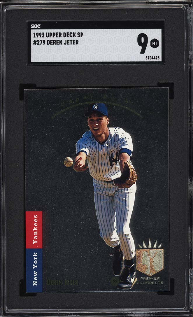 1993 Upper Deck SP Derek Jeter RC Rookie #279 SGC 9 Mint