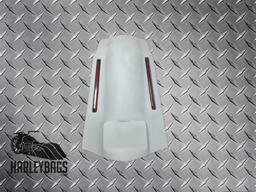 4" Extended Stretched Rear Fender w/ LED Brake Lights Fits Harley Davidson Bikes 