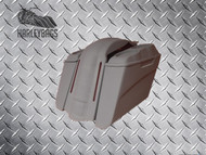 5" Stretched Saddlebags Quad Speaker Lids & LED Fender Uncut