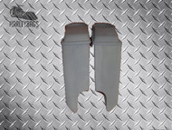 5" Stretched Saddlebags w/ Speaker Lids - Angle Cut - Harley Davidson Motorcycle 