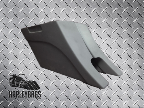 Harley "Down-n-Out" Custom Stretched Saddlebags - Dual Exhaust - Touring Bagger 