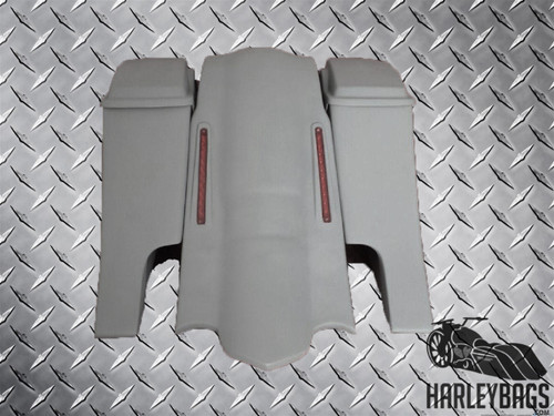 Harley "Down-n-Out" Stretched Saddlebag & LED Fender Set - Dual Cut Outs