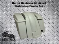 Harley 6" Stretched Saddlebags & Fender - 6.5" Speaker Lids - Right Side 2-in-1 