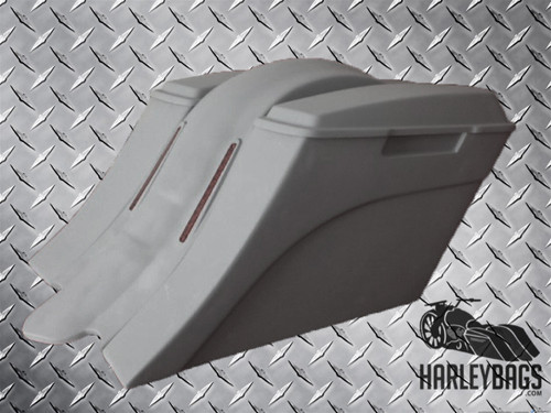 Harley Davidson "Down & Out" Stretched Saddlebag and LED Fender - No Cut Outs 