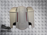 Harley Davidson 4" Stretched Saddlebags & Fender Kit w/LED Lights - Softail 