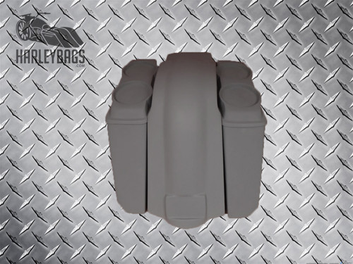 Harley Davidson 5" Stretched Saddlebags, Dual (4) Speaker Lids & Fender 