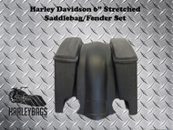 Harley Davidson 6" Stretched Bagger Saddlebags & Fender