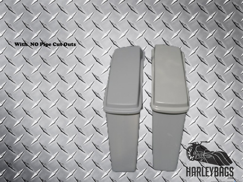 Harley Davidson Bagger 6" Stretched Saddlebags and Lids - No Pipe Cuts