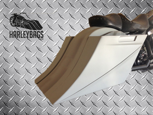 Harley Davidson Custom 8" Extended Stretched Saddlebags