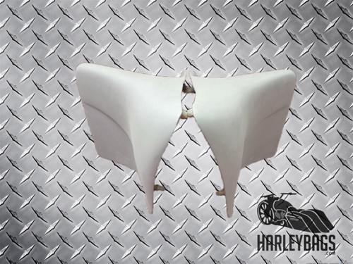 Harley Davidson Custom Stretched Side Cover Panels '96 - '08 - Snap-on