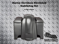 Harley Davidson Extended Saddlebags + Lids & Rear Fender