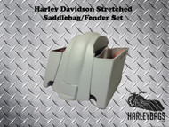 Harley Davidson Softail 6" Stretched Saddlebags and Fender - Heritage Deluxe