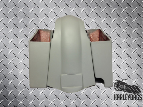 Harley Davidson Softail XL Stretched SaddleBags & Fender Set - Right Cut Out 