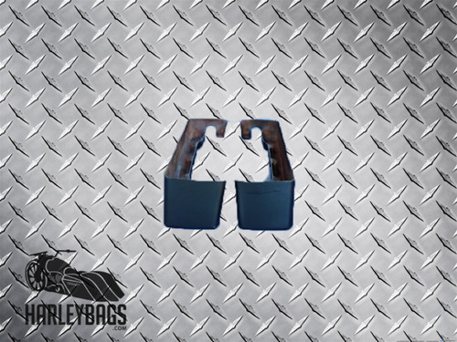 Harley Davidson Touring 4" Stretched Fiberglass Saddlebag Extensions No Cut Outs 