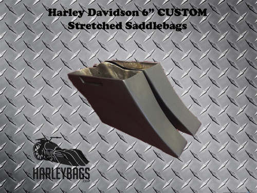 Harley Down-n-Out 6" Custom Stretched Saddlebags