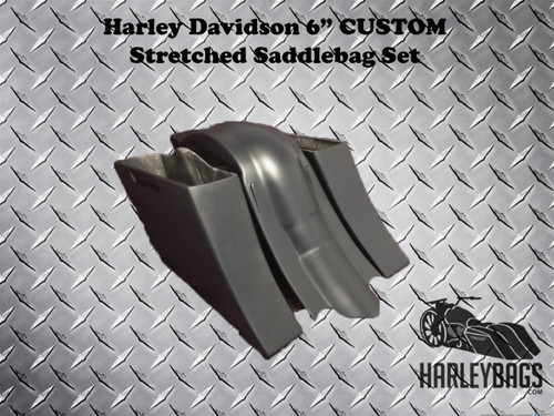 Harley Out n Down Stretched Saddlebag and Fender Set