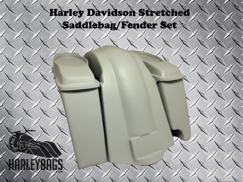 Harley Stretched Saddlebags & Fender - 6x9 Speaker Cut Outs 