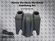 Harley Stretched Saddlebags & Fender w/6.5" Speaker Lids