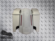 Harley Touring Stretched Saddlebags & Fender w/LED Brake Lights - 6" x 9" Lids 