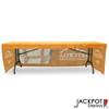 Fitted 8' Table throw 3-Sided Custom Print Back