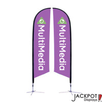 7 ft. X-Small Falcon® Flag X-Base Double-Sided