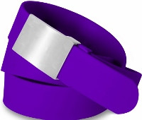 Plain Buckle -Purple Solid