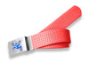 Perforated Belt CJ Logo Stop Sign Red